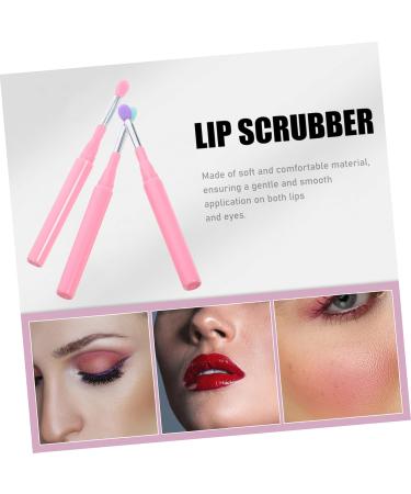 FRCOLOR Lip Brush Eyeshadow Brush Makeup Lip Brush Made of Silicone Lip Gloss Balm Applicator Lip Spoon Lipstick Brush with Cap Lip Forming Silica Gel Applicator Brush - Buy Online on GoSupps.com