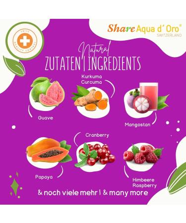 Share Original Plum 500 g and Aqua d'Oro 2 x 240 ml - Buy Online on GoSupps.com