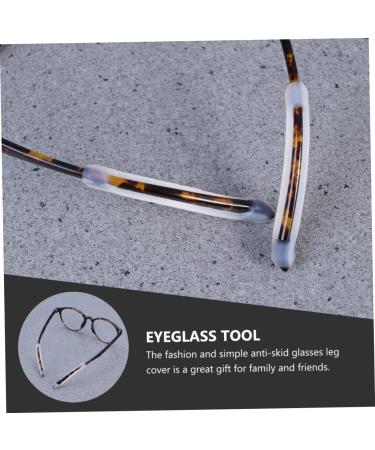 Premium Healeeved Glasses Silicone Ear Cushions - 10 Pairs | Durable Protection & Repair Accessories for Sunglasses - Temple Covers & Ear Clips - White 5.5x0.8cm - Buy Online on GoSupps.com