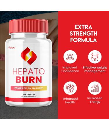 Hepato Burn Capsules - HepatoBurn Supplement Pills Advanced Formula Wait Premium Blend All Natural Loss Support for Men Women Hepataburn Reviews Maximum Strength Burner Health Wellness (60 Capsules) - Buy Online on GoSupps.com