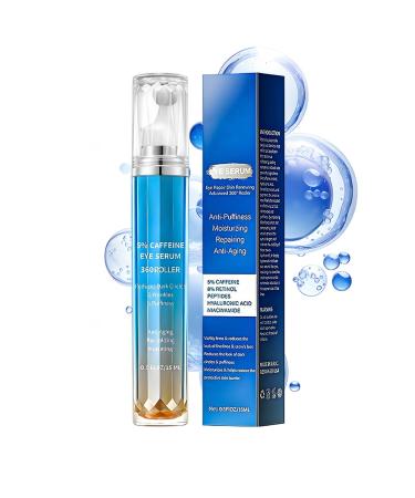 Generisch Eye Cream - 15 ml - Moisturizing cream for puffiness and firming - Eye cream roll-on - For women mothers friends daily routines - Nighttime skincare