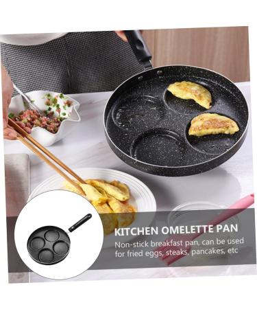 Zerodeko 2 Pcs Omelet Pan Nonstick Pancake Griddle Egg Skillet Griddle Pan Burger Frying Pan Pancake Pan Multi Egg Cooker Mini Pancake Griddle Nonstick Bakeware Pans Accessories Iron Round 41x24x2.4cmx2pcs Assorted Colorx2pcs - Buy Online on GoSupps.com