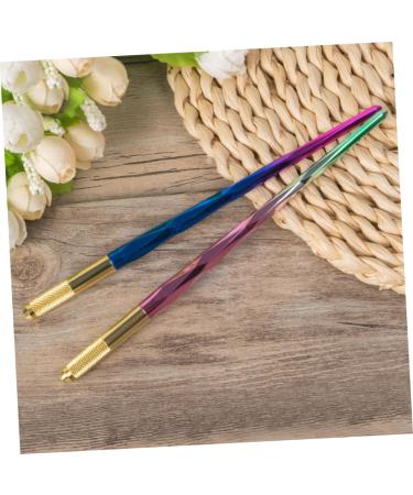 MAGICLULU 2pcs Colorful Embroidery Pen Eyebrow Pen Tattoos Mist Pen Embroidered Tattoos Tool Pen - Buy Online on GoSupps.com