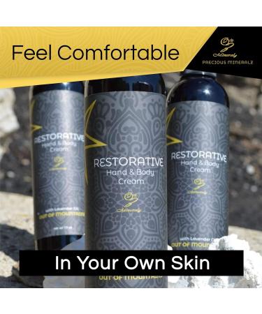 Restorative Hand and Body Cream | Hydrating Lavender Oil Moisturizer for Dry Skin | 7.70 Oz - Buy Online on GoSupps.com