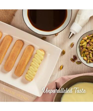 Matilde Vicenzi Vicenzovo Ladyfingers - Classic Italian Biscuits for Tiramisu - Tray of 12 All-Natural Kosher Dairy Cookies - Baked in Italy - 7.05 oz (200g) - 2 Pack - Buy Online on GoSupps.com