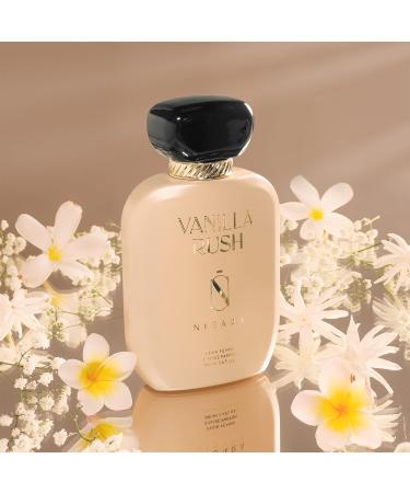 Ni.sa'ra Vanilla Rush Perfume for Women 100ml | Girl Long Lasting Eau De Parfum | Ambery-Vanilla Fragrance | With Orchid White Floral Amber Musk Wood Patchouli & Vanilla Notes | Premium Perfume | - Buy Online on GoSupps.com