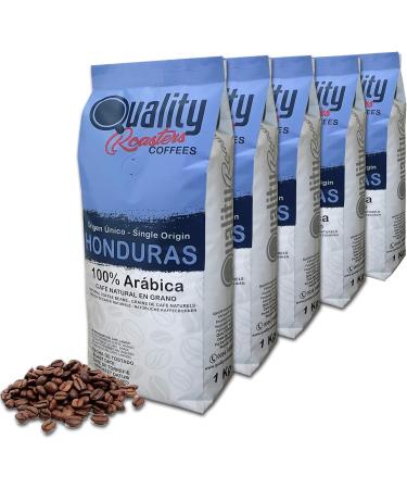 Quality Roasters Coffees. Natural Coffee Beans. 100% Arabica. Single Origin Honduras. Hand Roasted. Medium Roast. (5 Kg)
