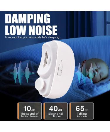 AUVStar 2-in-1 Electric Nail Clipper & Nail File - Automatic Red Nail Trimmer for Perfect Grooming - Buy Online on GoSupps.com