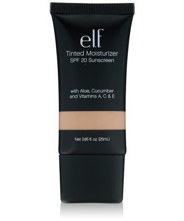 e.l.f. Cosmetics Tinted Moisturizer  Light Coverage  UVA/UVB SPF 20 Protection  Beige  0.88 Fluid Ounces 0.85 Fl Oz (Pack of 1)
