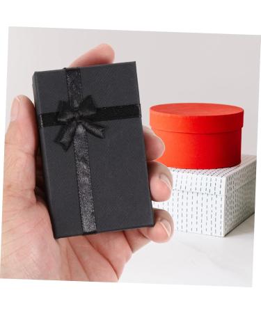 VALICLUD 12 Pcs Valentine's Day Box Cases with Bowknot Christmas Boxes Paper Jam Bow Tie Snack Box 5x8x2.5cmx2pcs Blackx2pcs - Buy Online on GoSupps.com