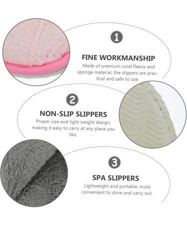 Beaupretty Home Slippers 3 Pairs slippers Hotel Guest Shoes Pulled cloth indoor Slippers Indoor - Buy Online on GoSupps.com