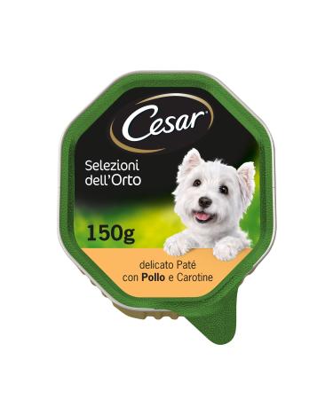 Cesar Garden Selections Dog Food with Chicken, Carrots and Herbs of Provence, 14 x 150g