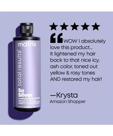 Matrix So Silver Deep Conditioning Hair Mask for Blonde & Silver Hair | 16.9 Fl Oz - Repairs & Tones Color Treated Hair - Buy Online on GoSupps.com