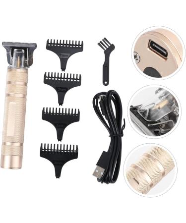 Beavorty Hair Trimmer for Men Electric Hair Trimmer Hair edgers for Men Mustache Men Hair Clippers Cordless Hair Trimmer Men's Hair Trimmer Hair Cutting Tool Hair Scissors Man Chargeable 14.5X4.2X2.5cm Golden - Buy Online on GoSupps.com