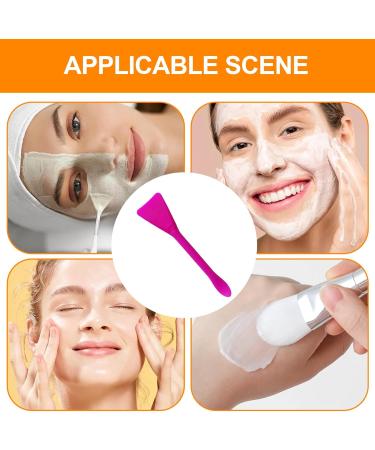 Brush for Face - Double Head Skincare Spatula Face Brush | Beauty Tools Accessories Reusable Facial Tools Multifunctional Skin Care Tool for Applying Facial Mud Caume Hot Pink - Buy Online on GoSupps.com
