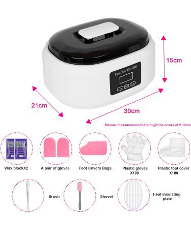 Forever Speed Paraffin Bath Set for Hands & Feet - 3400ml Wachsbad with 900g Paraffin Wax & Temperature Display | Spa Gift - Moisturize Dry Skin! - Buy Online on GoSupps.com