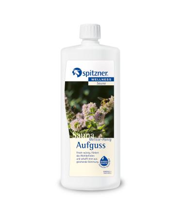 Spitzner sauna infusion Melisse-honey freshly spicy 1000 ml-wellness sauna strong refreshing sauna scent infusion for relaxation and balance natural sauna oil