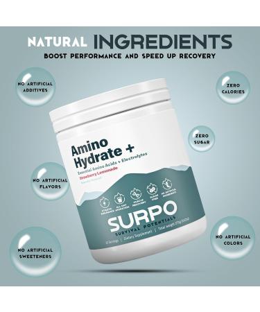 Essential Amino Acids & Sugar Free Electrolytes Powder | Keto EAA + BCAA Energy Drink for Muscle Recovery | 30 Servings - Buy Online on GoSupps.com