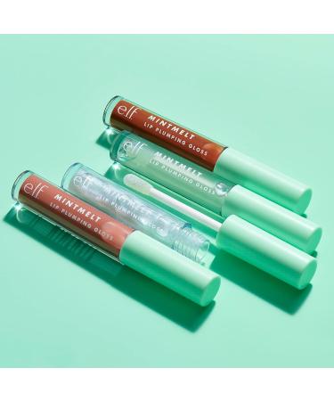 e.l.f. Mint Melt Lip Gloss - High-shine Hydrating Gloss for Plumped Lips - Vegan & Cruelty-Free - Mint Chocolate - 0.08 Fl Oz - Buy Online on GoSupps.com