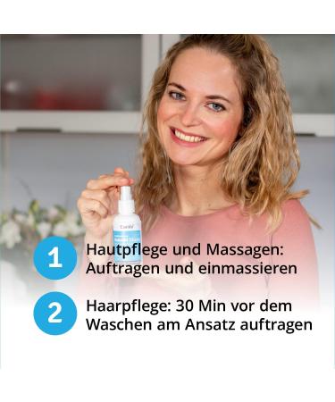 Casida - Liquid Coconut Oil for Skin & Hair - moisturizing and nourishing properties for dry and irritated skin - pharmacy quality - 100 ml - Buy Online on GoSupps.com