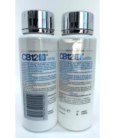 CB12 White Mouthwash Game - 2 x 250 ml | Fresh Breath & Confidence | International Shipping - Buy Online on GoSupps.com