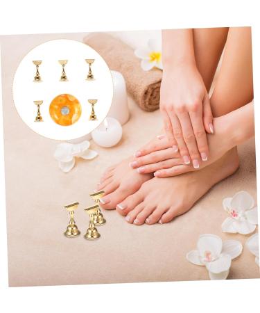 Healeved 1 Set Manicure Practice Base Nail Stand Display Practice Nail Tip Holder Nail Tip Practice Holder Acrylic Nail Display Nail Tip Stand Nail Display Stand False Nails Magnetic Resin 3.5x3.5cm As Shown - Buy Online on GoSupps.com