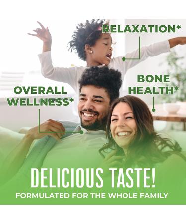 Nighttime Liquid Multimineral Supplement - Sugar Free Sleep Support for Adults & Kids - Magnesium, Calcium & MSM - Lemonade Flavor - Vegan & Gluten Free | 32 Servings - Buy Online on GoSupps.com