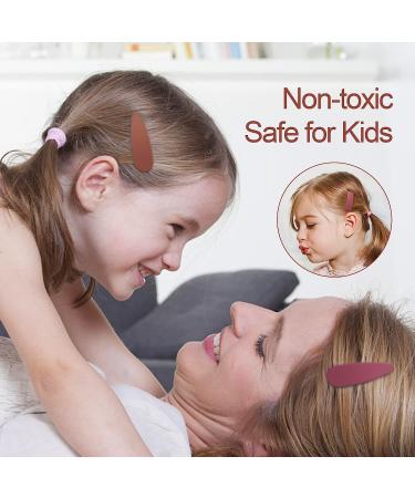 20Pcs Women Hair Clips - Matte Snap Barrettes for Girls & Women | No-Slip Solid Candy Color Hair Accessories - SnapClip20A - Buy Online on GoSupps.com