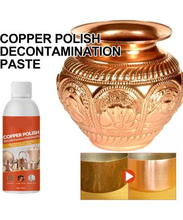 Copper Brass Polish Copper Cleaner Brass Cleaner for Long-Lasting Metal Polish for Metal Polishing Compound Cleaning and Polishing Hardware Cleaner - Buy Online on GoSupps.com