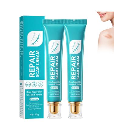Firming&Repairing Lot de 2 cr mes r paratrices pour cicatrices chirurgicales cicatrices perdues convient pour les nouvelles et anciennes cicatrices vergetures cicatrices chirurgicales