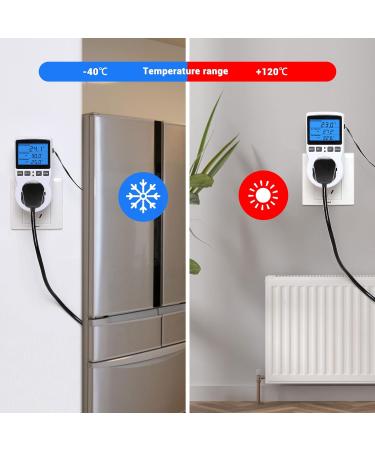 Inkbird Digital Temperature Controller Timer Outlet with Sensor Probe - Ideal for Reptile, Greenhouse & Home Fermentation | UK Plug - Buy Online on GoSupps.com