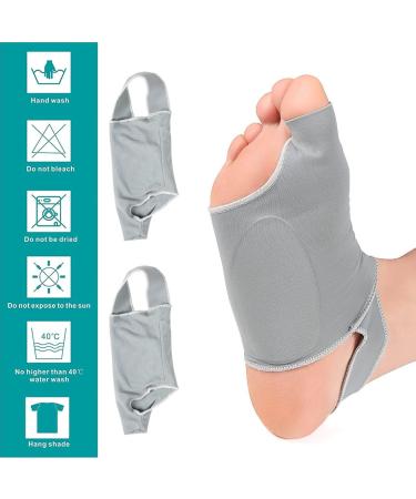 2Pcs Gel Bunion Corrector - Big Toe Protector & Pain Relief Splint for Hallux Valgus - Non-Surgical Solution - Buy Online on GoSupps.com