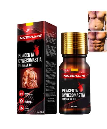 Furze Niceshape Deer Placenta Gyn komastia Massage oil furrze deer plazenta gynecomastia massage oil gynecomasty heating oil gynecomasty tightening oil for men solid breast massage oil (1PCs)