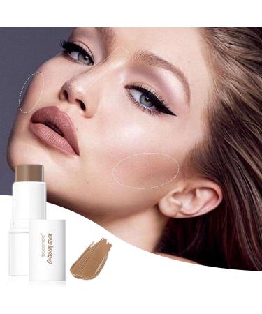 Multifunctional Makeup Stick 3D Highlighter Blush and Rouge Lip Stick Waterproof Highlighter Blush Stick Cream Texture Anti-Sweat Makeup Stick for Cheeks Lips and Eyes Contouring Stick (No. 01) - Buy Online on GoSupps.com