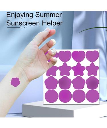 UV Detecting Patches UV Detection Reminder Waterproof UV Sticker Color Changing UV Stickers Sunscreen Testing Stickers Beach UV Test Patch Swimming UV Detector - Buy Online on GoSupps.com