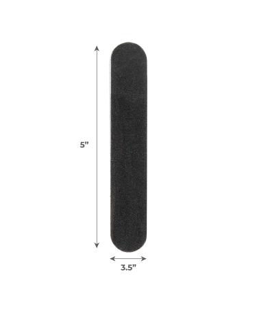 ForPro Professional Collection Mini Foam Board Nail File 100/180 Grit Black - Pack of 50 | Double-Sided Manicure Nail File 3.5 x 0.5 - For Nail Salons & Home Use - Buy Online on GoSupps.com