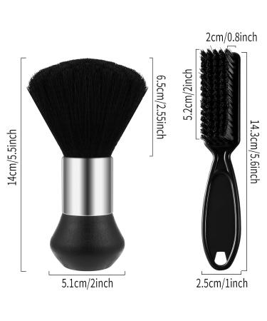 Barber Neck Duster Brush Set - Professional Soft Hair Dusting Brush for Clean-Up Around Neck and Ears - Buy Online on GoSupps.com