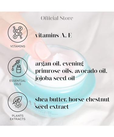 417 Dead Sea Cosmetics Mineral Aqua Face Moisturizer for Oily Skin | Hydrating Cream with Jojoba Oil & Shea Butter - 1.7 oz - Buy Online on GoSupps.com