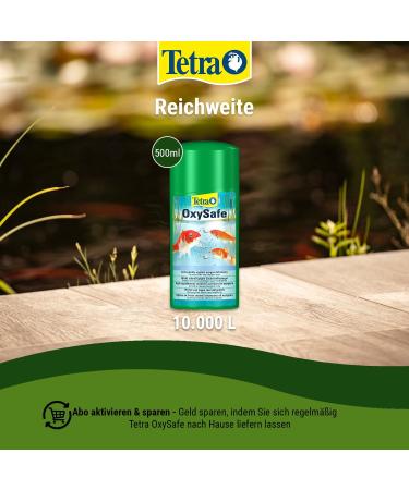 Tetra Pond OxySafe - 500ml Oxygen Booster for Garden Pond | Combat Oxygen Deficiency - Buy Online on GoSupps.com