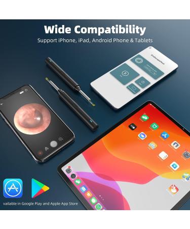 Ear Wax Removal Kit with 1080P Otoscope Camera and 8pcs Ear Picks - Ear Cleaner Camera for iPhone & Android - Buy Online on GoSupps.com
