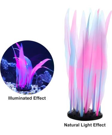 VOCOSTE Silicone Glowing Aquatic Artificial Seaweed Aquarium Kelp Pink - Buy Online on GoSupps.com