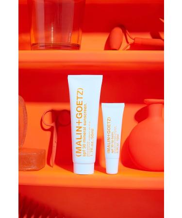 Malin + Goetz SPF 30 Lip Balm 0.3fl oz - Moisturizing Sunscreen Lip Care with Water Resistant Formula - Buy Online on GoSupps.com