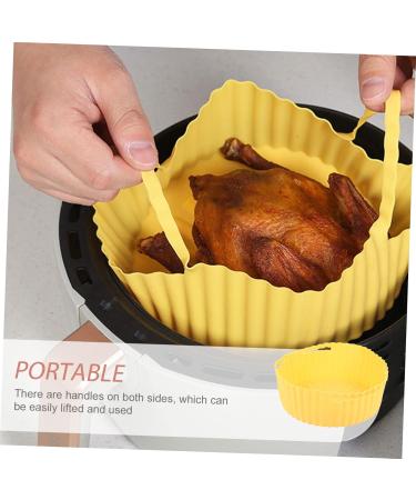 Zerodeko Accessory Reusable Pad Non-Stick - Silicone Household for Liner Food Supply Yellow 19X19X7CM - Buy Online on GoSupps.com
