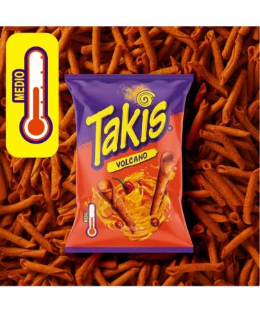  Takis Takis Volcano Pack of 18 rolled tokens (18 x 100 g) - Buy Online on GoSupps.com