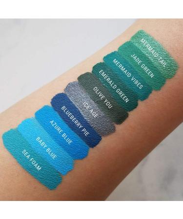 Aromi Matte Liquid Lipstick | Vegan & Cruelty-free Teal Blue Green (Sea Foam) - Buy Online on GoSupps.com