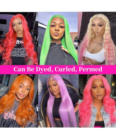 Ali Panda HD 613 Blonde 20 Inch Lace Front Human Hair Wig for Black Women - 150% Density Straight T Part Blonde 613 Wig - Pack of 1 - Buy Online on GoSupps.com