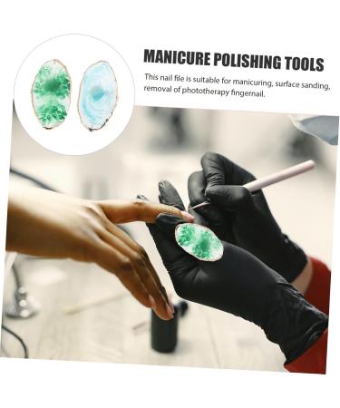 ERINGOGO Palette de Nail Art en R sine 2 Pi ces de Bague Palettes de Manucure Compacte Bleue et Verte Plateau de M lange Vernis Ongles Usage Voyage et Maquillage Polyvalent - Buy Online on GoSupps.com