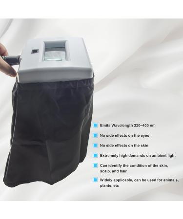 Elitzia Portable Beauty Salon Wood Lamp - USA Stock Facial Skin Care Analyzer | 3X Magnifying Lamp with Plastic Slide Cover ETSP023 for Flawless Skin Care - Buy Online on GoSupps.com