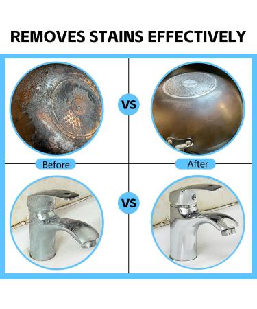 Super Strong Kitchen Cleaner Powder - 2024 All-Purpose Household Cleaner for Stainless Steel - 200g x 2 + 2 Sponges - International Shipping Available - Buy Online on GoSupps.com