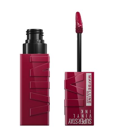 Maybelline Super Stay Vinyl Ink Longwear No-Budge Liquid Lipcolor Makeup Highly Pigmented Color and Instant Shine Unrivaled Berry Burgundy Lipstick 0.14 fl oz 1 Count 1 COUNT UNRIVALED - Buy Online on GoSupps.com